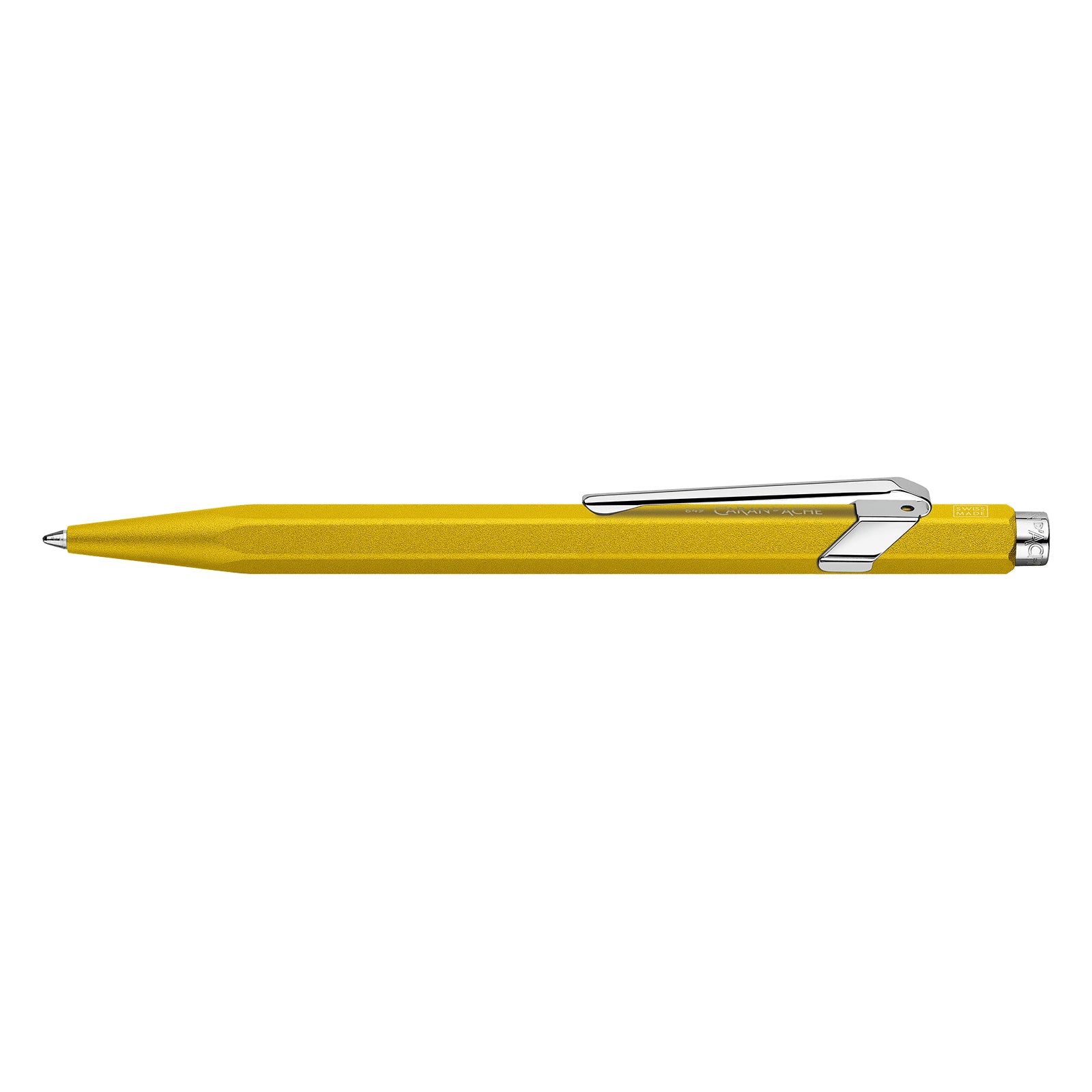 Caran d-Ache Kugelschreiber – Gelb, Aluminium