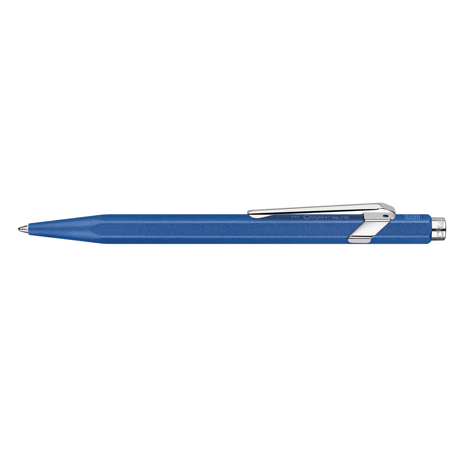 Caran d-Ache Caran d'Ache Kugelschreiber – Blau, Aluminium