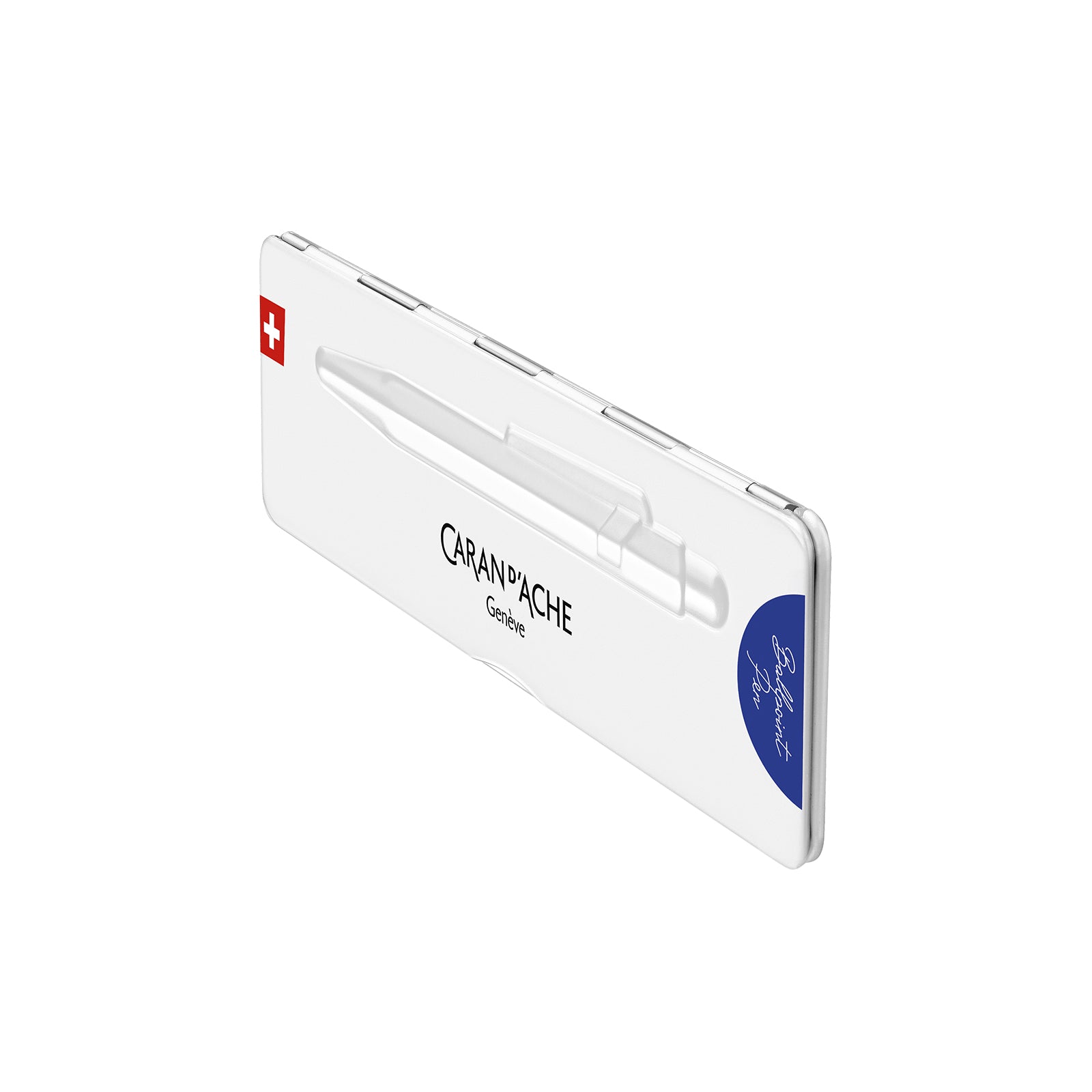 Caran d-Ache Caran d'Ache Kugelschreiber – Blau, Aluminium