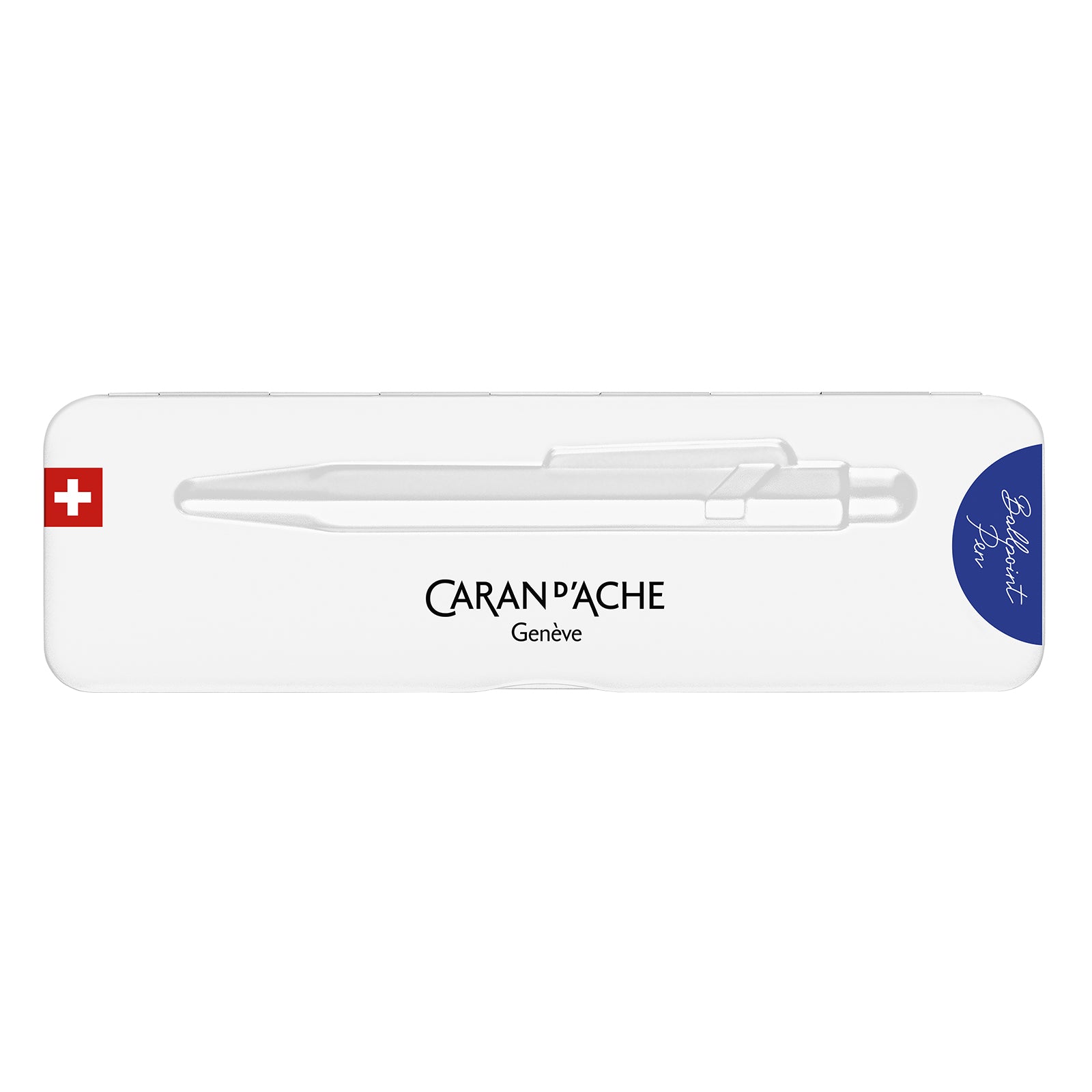 Caran d-Ache Caran d'Ache Kugelschreiber – Blau, Aluminium