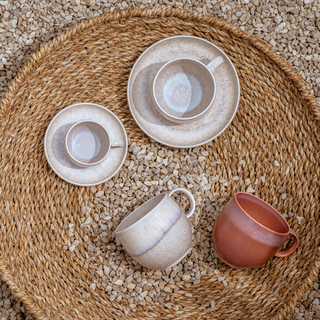 Villeroy & Boch Perlemor Sand Untertasse – Porzellan, beige, spülmaschinenfest, mikrowellenfest, backofentauglich