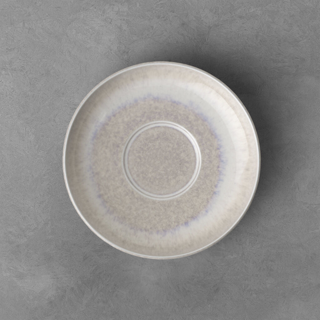 Villeroy & Boch Perlemor Sand Untertasse – Porzellan, beige, spülmaschinenfest, mikrowellenfest, backofentauglich