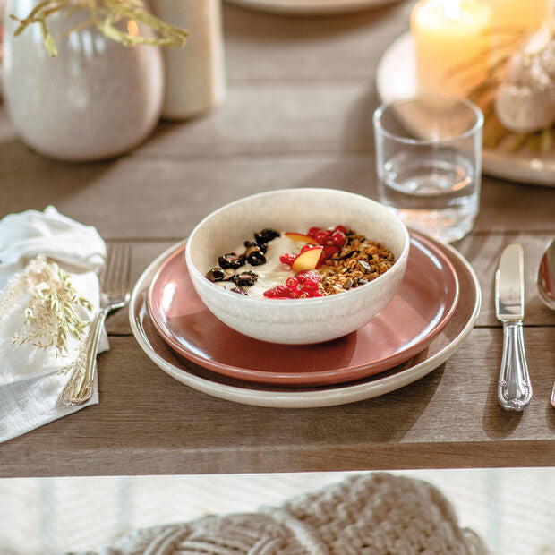 Villeroy & Boch Speiseteller – Porzellan, beige, spülmaschinenfest, mikrowellengeeignet, backofentauglich