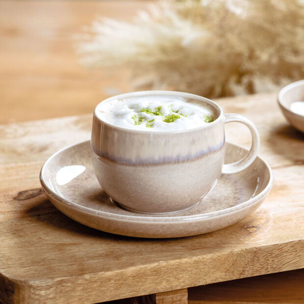 Villeroy & Boch Kaffeetasse – 0,19 l, Porzellan, Beige, spülmaschinengeeignet, mikrowellengeeignet, 6 Stück