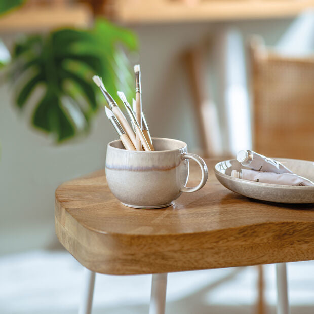 Villeroy & Boch Kaffeetasse – 0,19 l, Porzellan, Beige, spülmaschinengeeignet, mikrowellengeeignet, 6 Stück