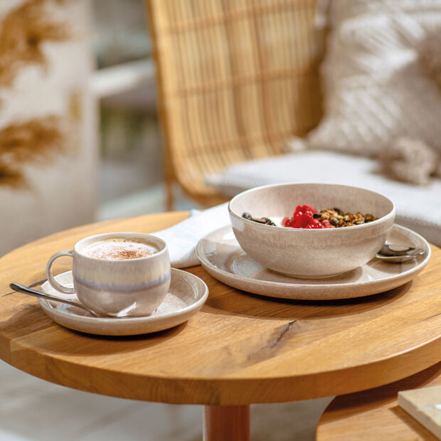 Villeroy & Boch Kaffeetasse – 0,19 l, Porzellan, Beige, spülmaschinengeeignet, mikrowellengeeignet, 6 Stück
