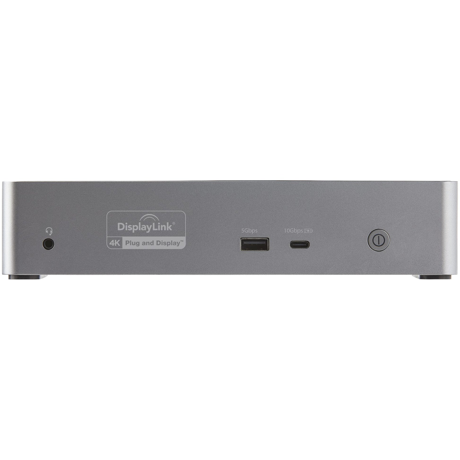 StarTech.com Dockingstation – USB-C, 4× DP, 4× HDMI, 3× USB-A, 100 W PD, GbE, 3,5 mm Audio, für Windows/Mac