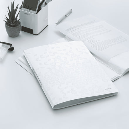 Leitz Sichtbuch WOW, für A4, 40 Hüllen – PP – Weiss