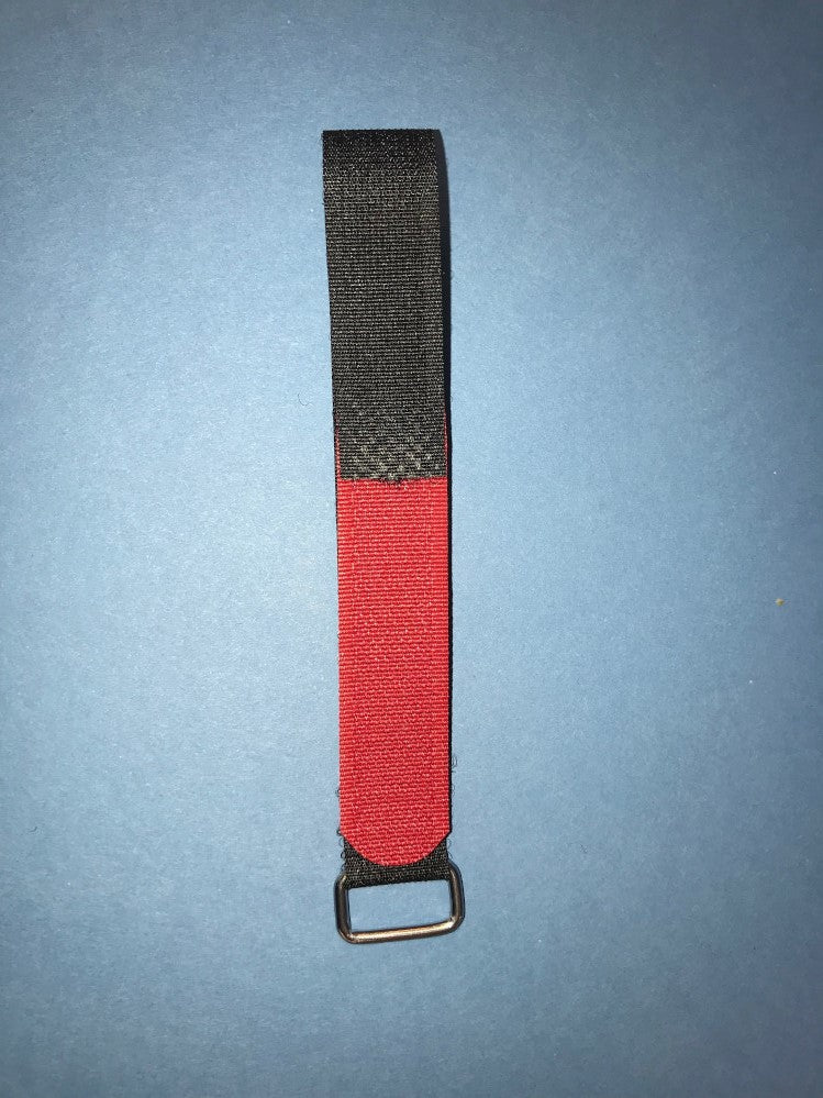FASTECH Schlaufenband 350 × 16 mm, mit Schnalle, Rot, 5 Stk.