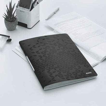 Leitz Sichtbuch A4, 20 Hüllen, PP, schwarz – 1 Stück