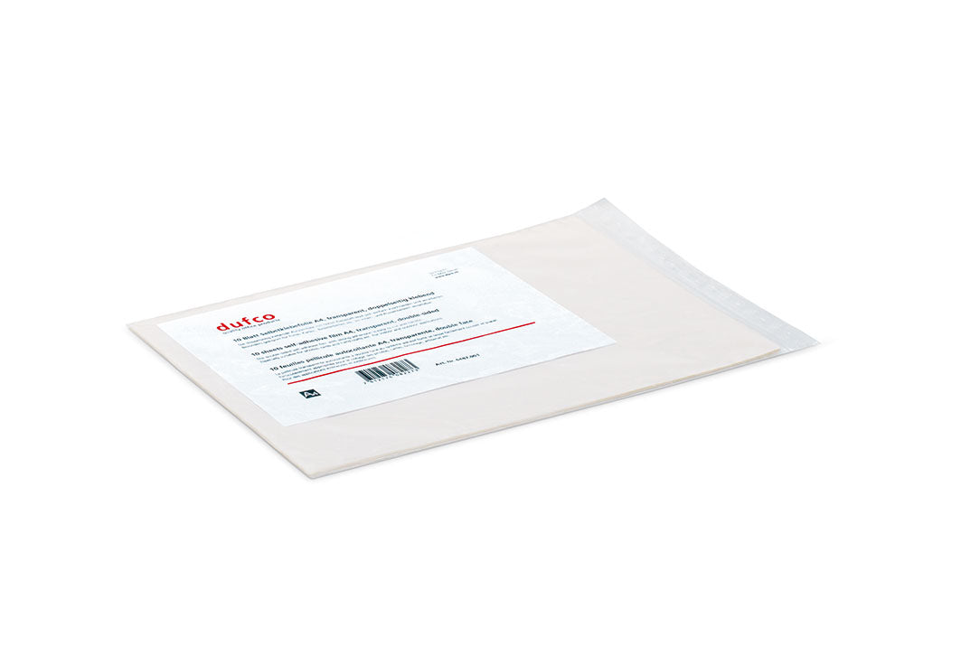Dufco Klebefolie – permanent, transparent – 21,0 × 29,7 cm