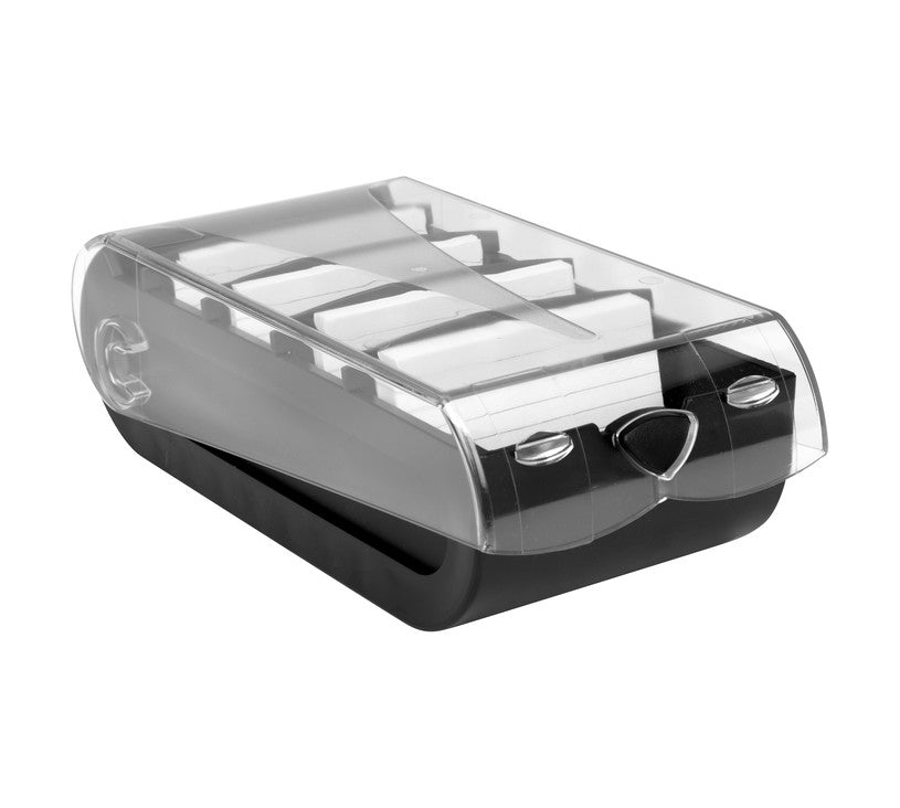Biella Karteikasten Bunny – für A7 quer – mit Deckel, inkl. 100 Karten, Polypropylen (PP), schwarz