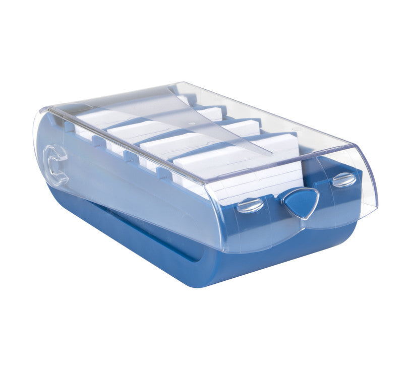 Biella Karteikasten Bunny – für A7 quer – mit Deckel, blau