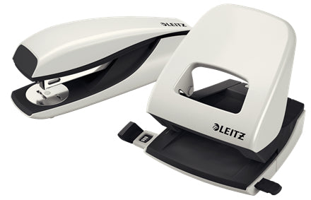 Leitz NeXXt 5502 – Hefter, 30 Blatt, für 24/6, 26/6, Einlegetiefe 38 mm, Grau