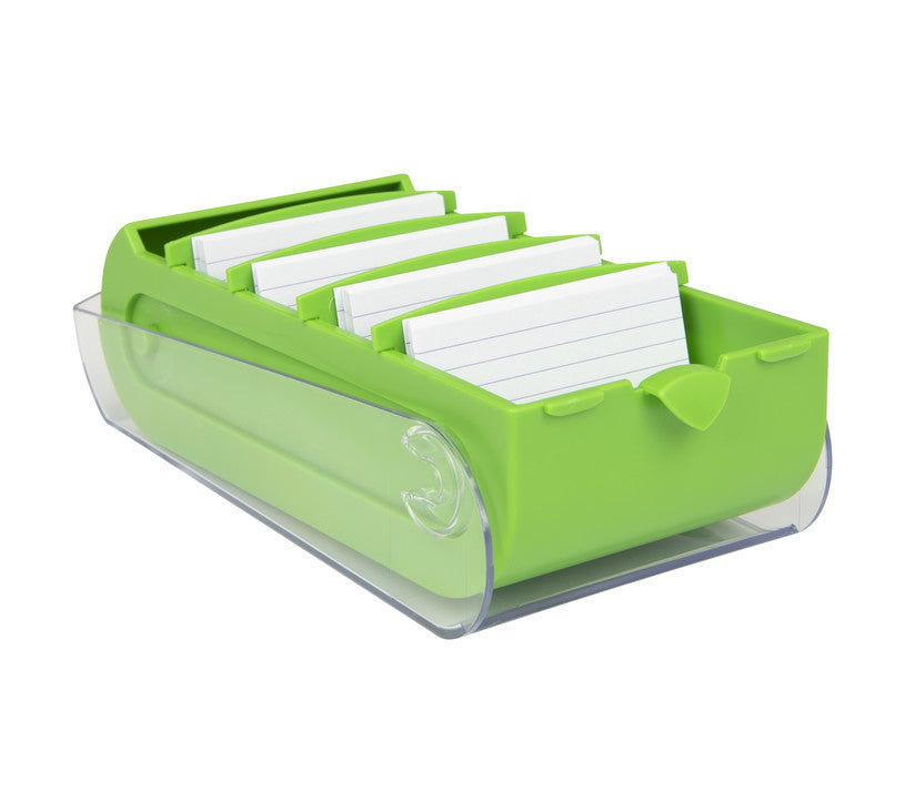 Biella Karteibox A7 quer, grün, Polypropylen (PP) – 1 Stück