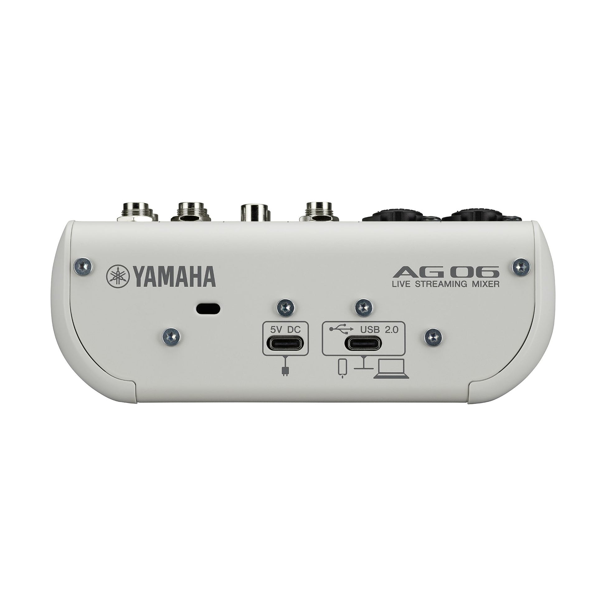 Yamaha AG06 MK2 – 6-Kanal Mixer, USB-Audio-Interface, inkl. Software, Weiss