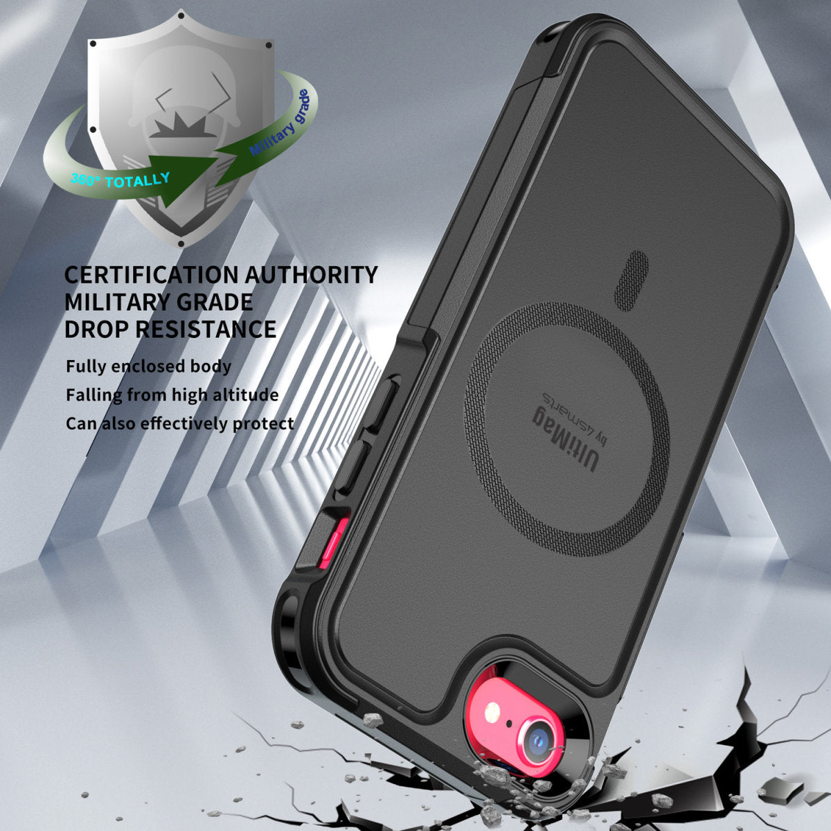 4smarts Defend Case Ultimag Backcover – für Apple iPhone SE (3./2. Gen.), iPhone 8/7, bis 2 m sturzsicher