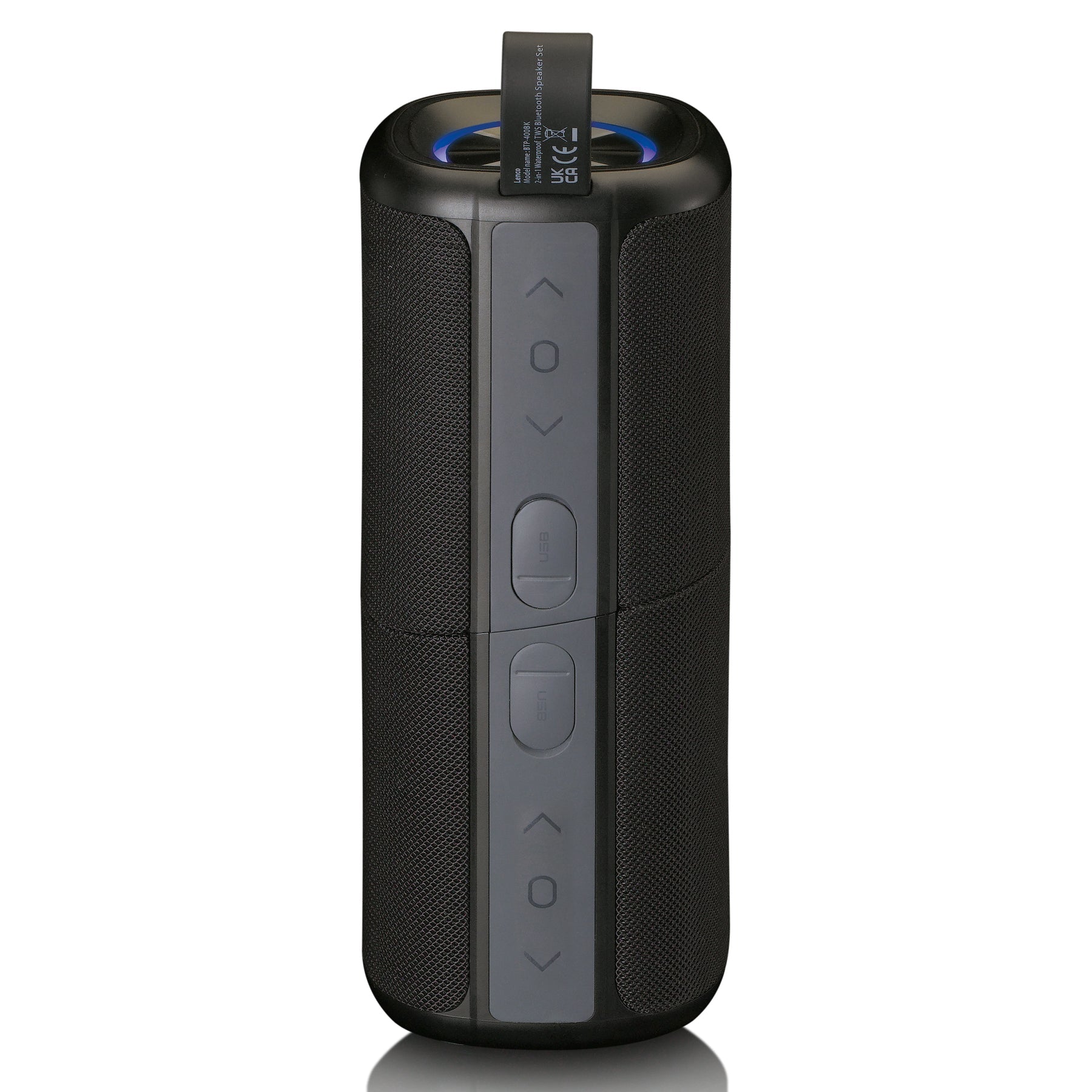 Lenco BTP-400BK – Bluetooth-Lautsprecher – 20 W, IPX7, 8 h – Schwarz