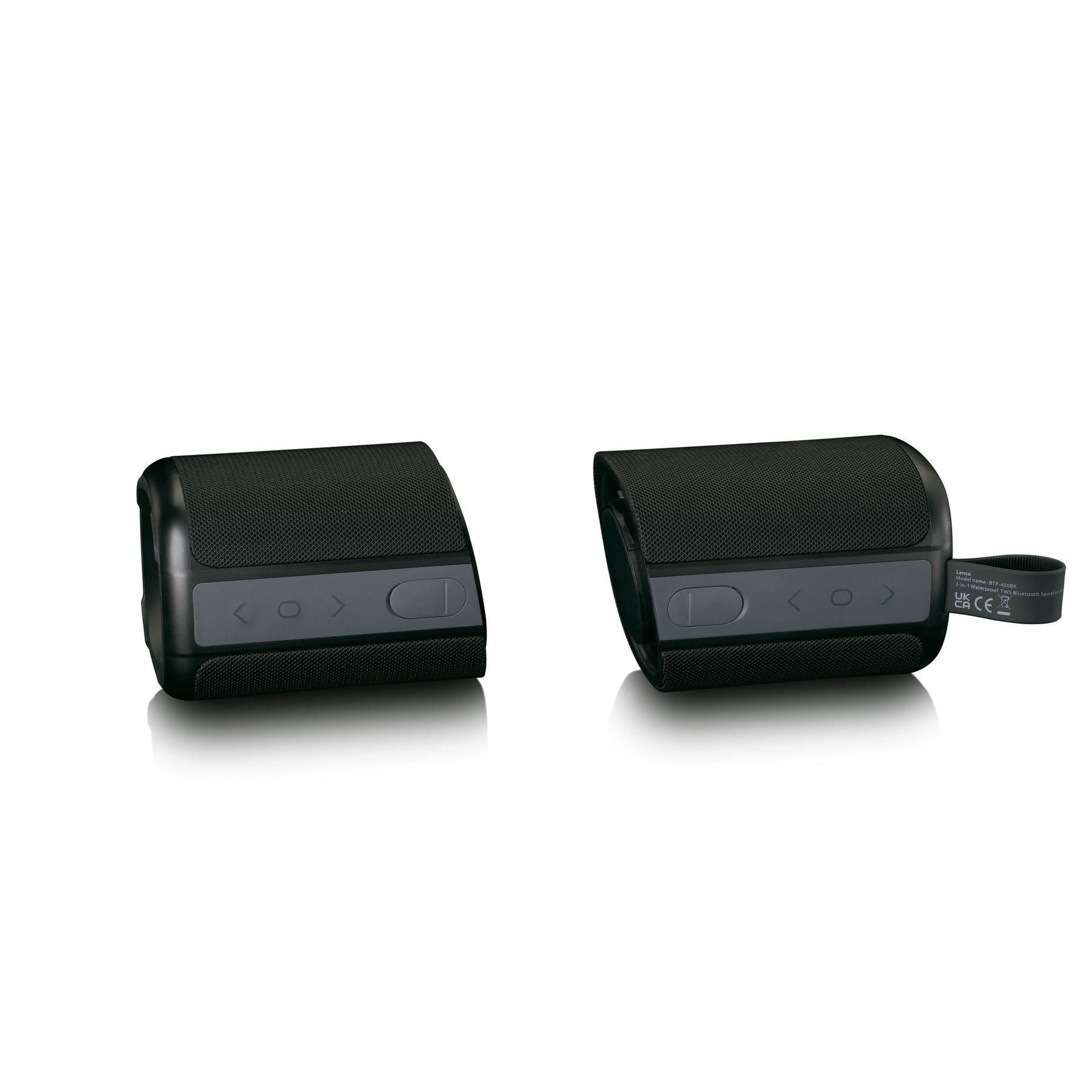 Lenco BTP-400BK – Bluetooth-Lautsprecher – 20 W, IPX7, 8 h – Schwarz