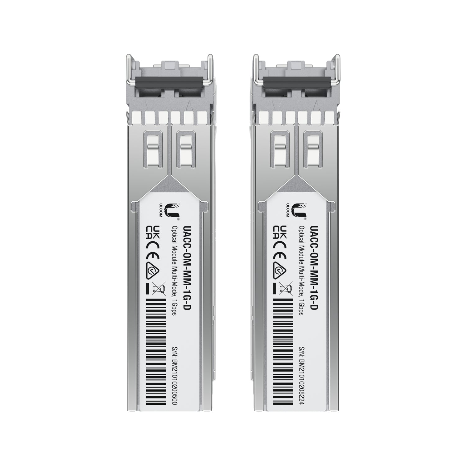 Ubiquiti UACC-OM-MM-1G-D-2 – SFP-Transceiver – 1,25 Gbit/s, Multi-Mode, LC, 550 m, 850 nm, 2er-Pack