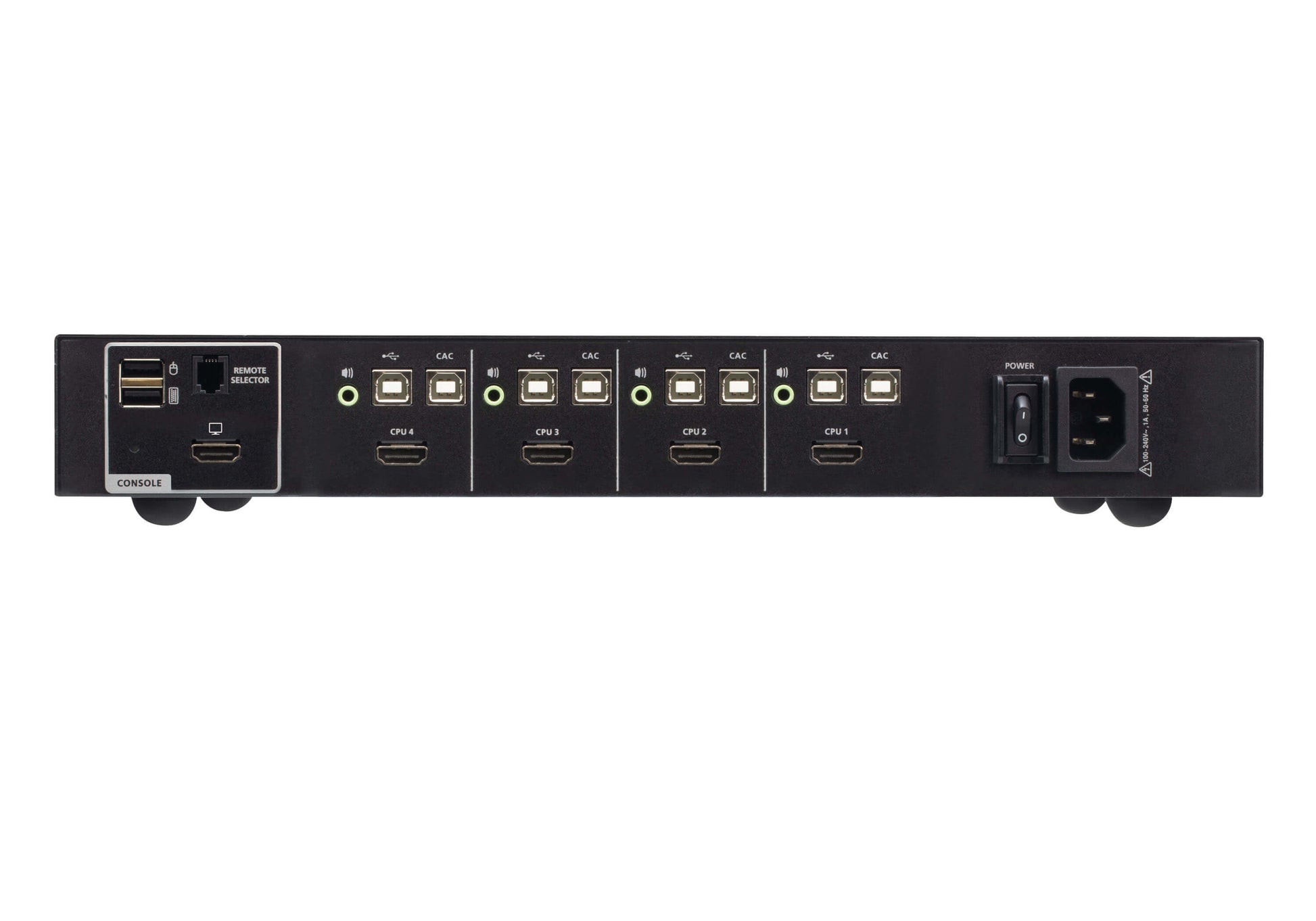 ATEN KVM-Switch 4×1, HDMI/USB 2.0, 4K (3840 × 2160), Kartenleser