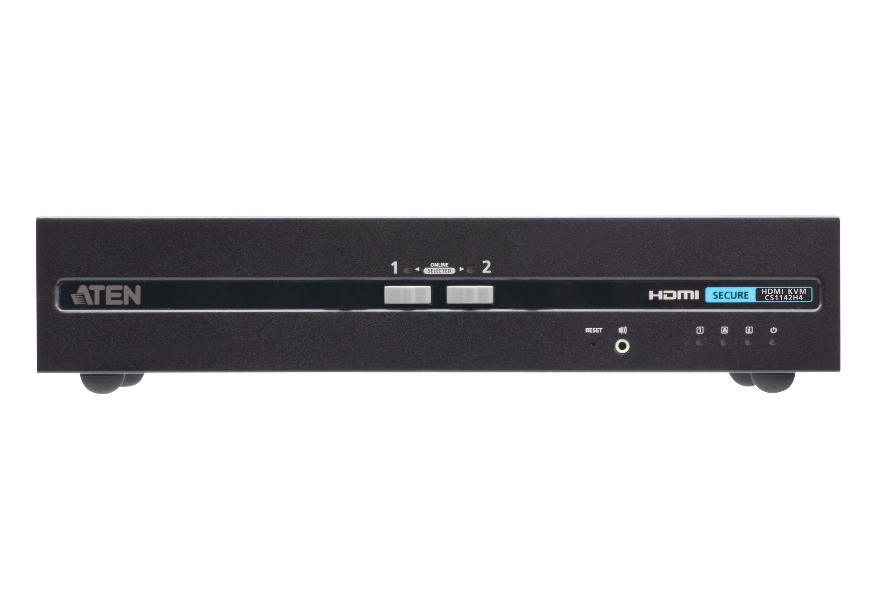ATEN KVM-Switch 2×1, HDMI/USB, 4K (3840 × 2160), Dual-Head
