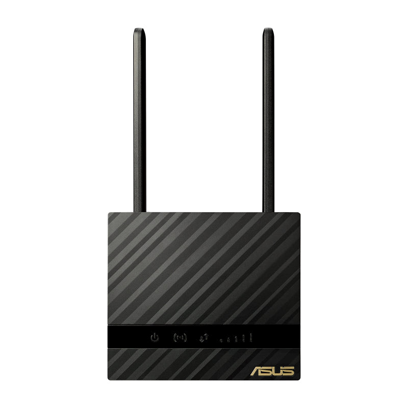 ASUS 4G-N16 – 4G Router, Wi‑Fi 4, 2,4 GHz, 300 Mbit/s, 1× GbE, SIM-Slot, Schwarz