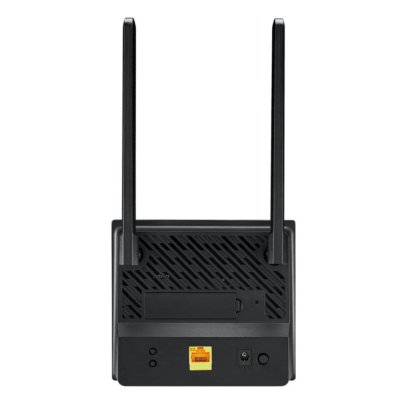ASUS 4G-N16 – 4G Router, Wi‑Fi 4, 2,4 GHz, 300 Mbit/s, 1× GbE, SIM-Slot, Schwarz