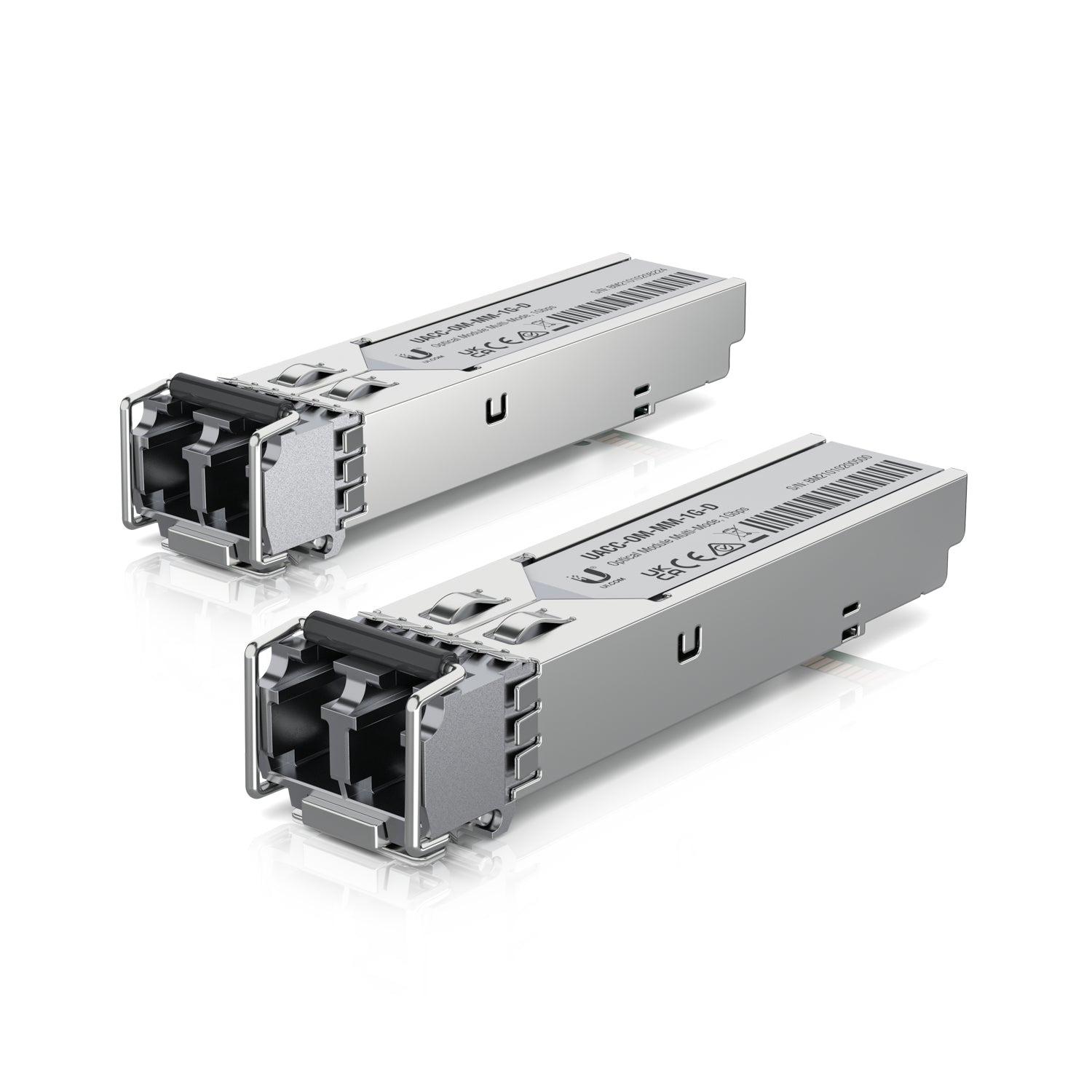 Ubiquiti UACC-OM-MM-1G-D-2 – SFP-Transceiver – 1,25 Gbit/s, Multi-Mode, LC, 550 m, 850 nm, 2er-Pack