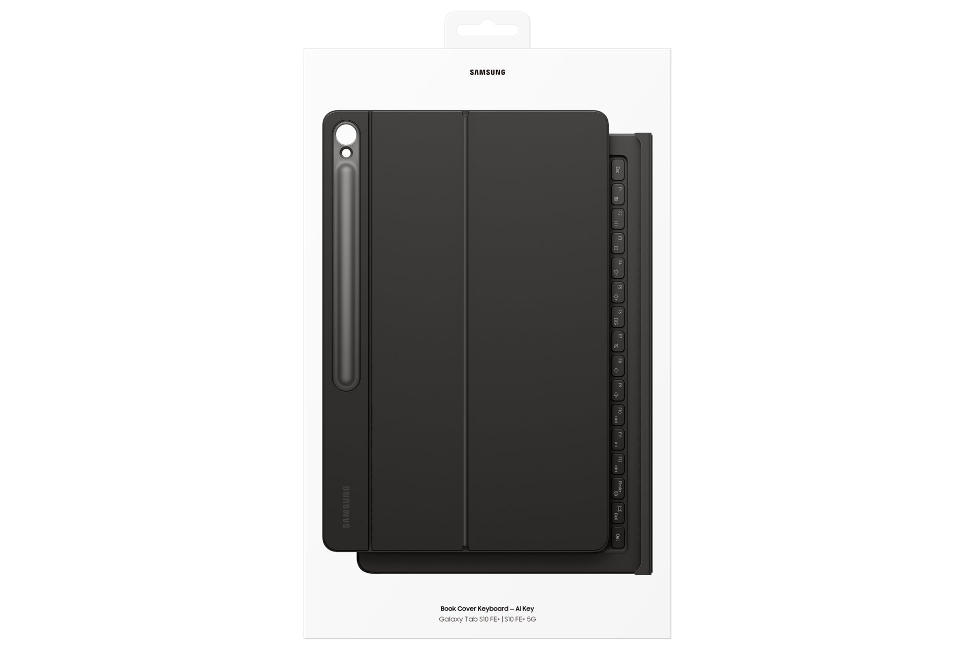 Samsung EF-DX625 – Galaxy Tab S10 FE+, QWERTY, Trackpad, Pogo Pin, Schwarz