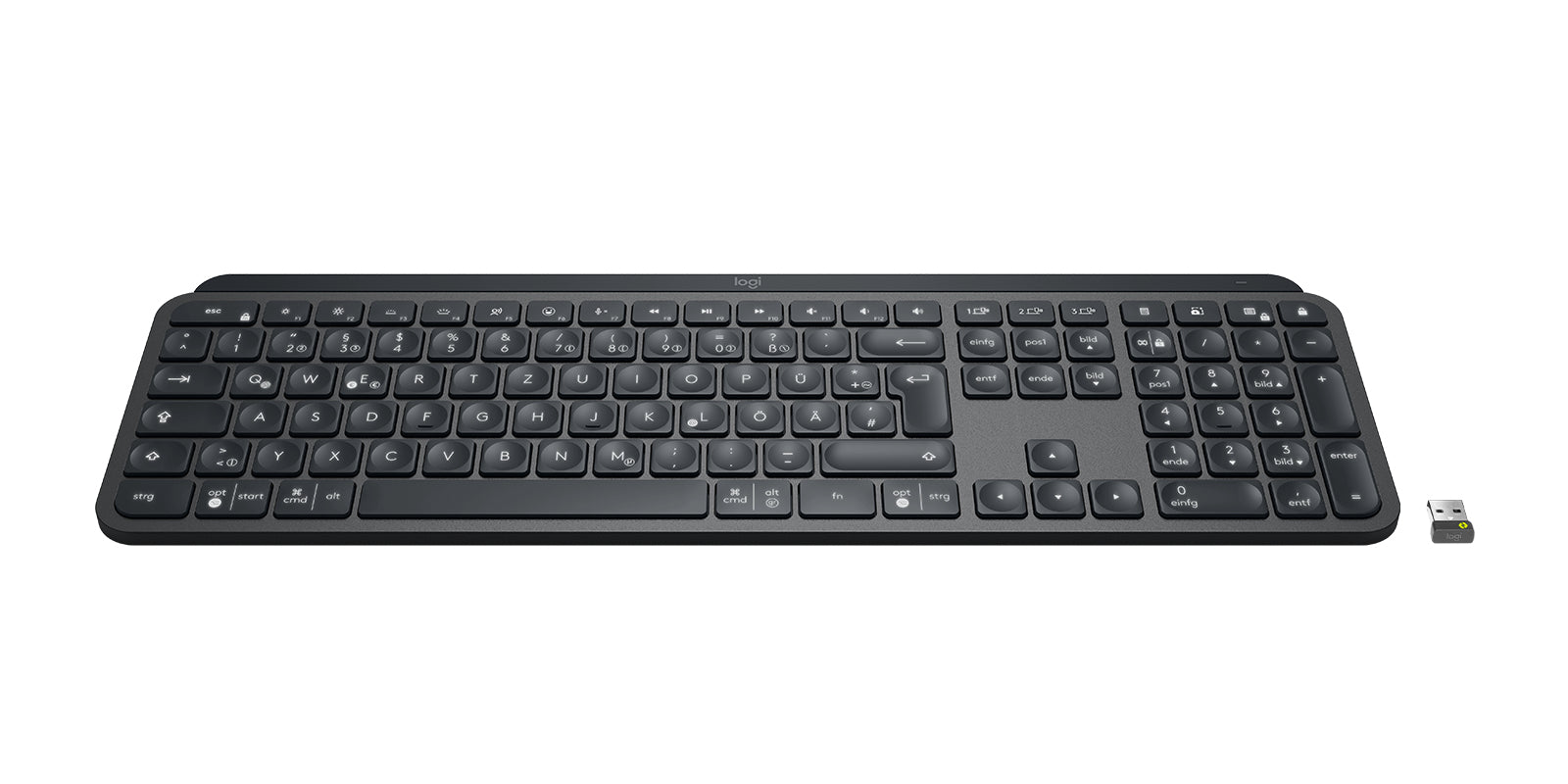 Logitech MX Keys for Business – Tastatur, DE-Layout (DE), Graphit