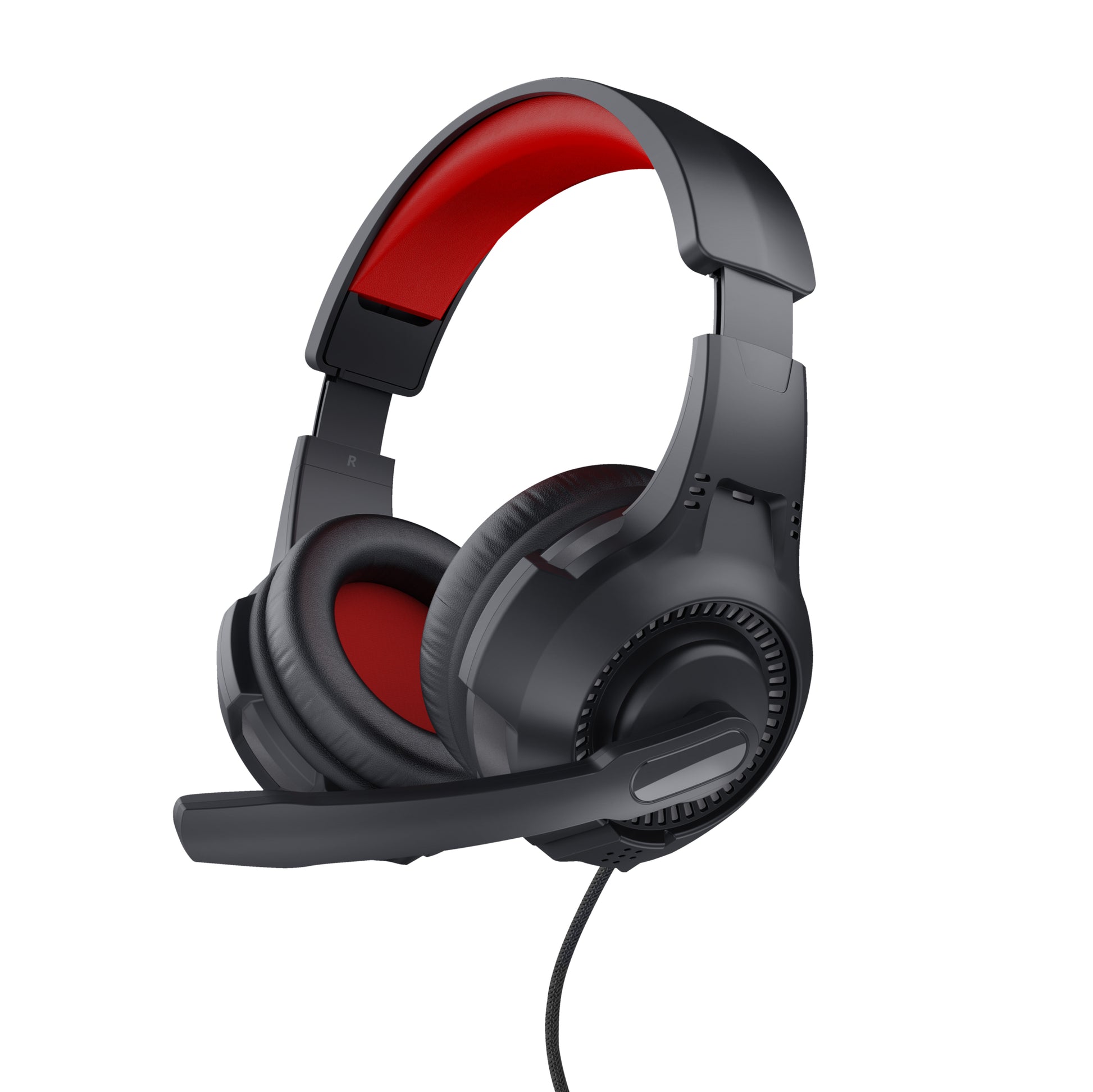Trust Basics Gaming-Headset – Over-Ear, Stereo, Kabelgebunden, 3,5 mm Klinke, Schwarz