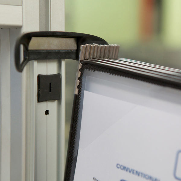 Tarifold Wandmodul, für A4, Polypropylen, schwarz, 430 × 355 × 170 mm