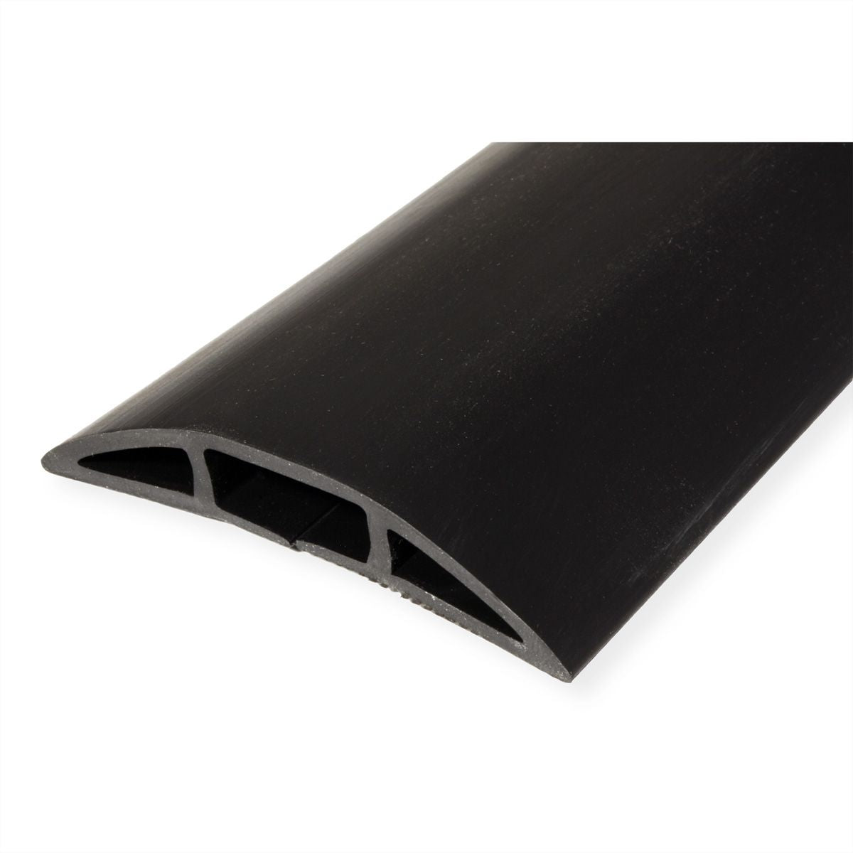ROLINE Kabelbrücke 60×12 mm, L 1800 mm – TPE – schwarz