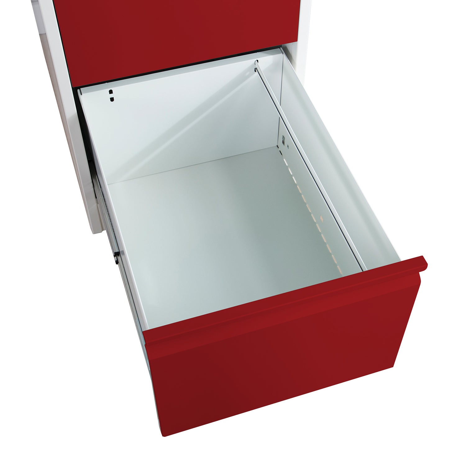 Phoenix Safe Co. FC1003GRK – Aktenschrank, 3 Schubladen, abschliessbar, 450 × 620 × 1025 mm, Grau/Rot, Stahl