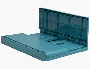 Exacompta Aufbewahrungsbox B 375 × H 163 × T 275 mm – für A4+, zusammenklappbar, mit Tragegriff, blau