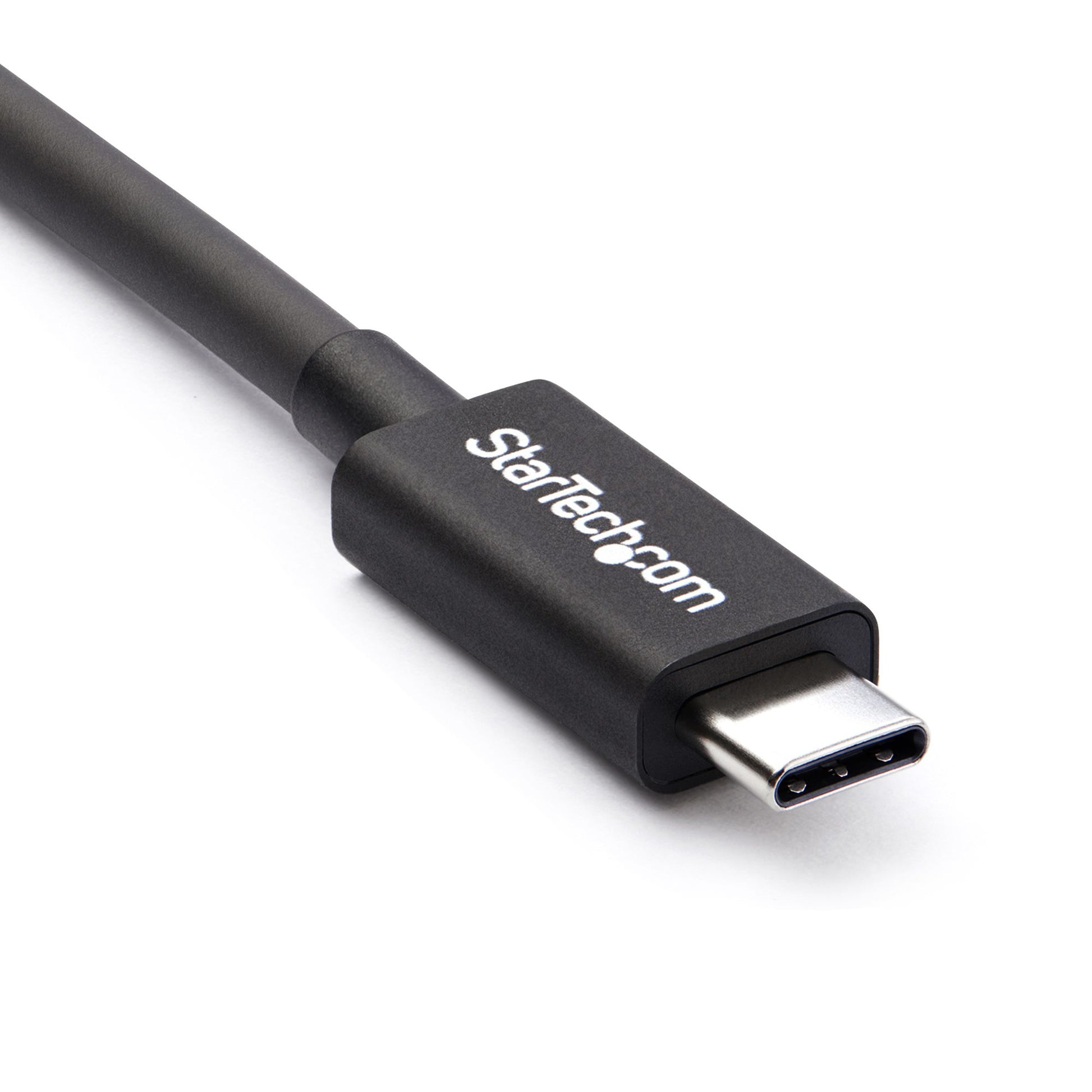 StarTech.com Thunderbolt 3 (USB-C) Kabel – 20 Gbit/s – 2 m – PD 100 W – Schwarz – für USB4 und mehr