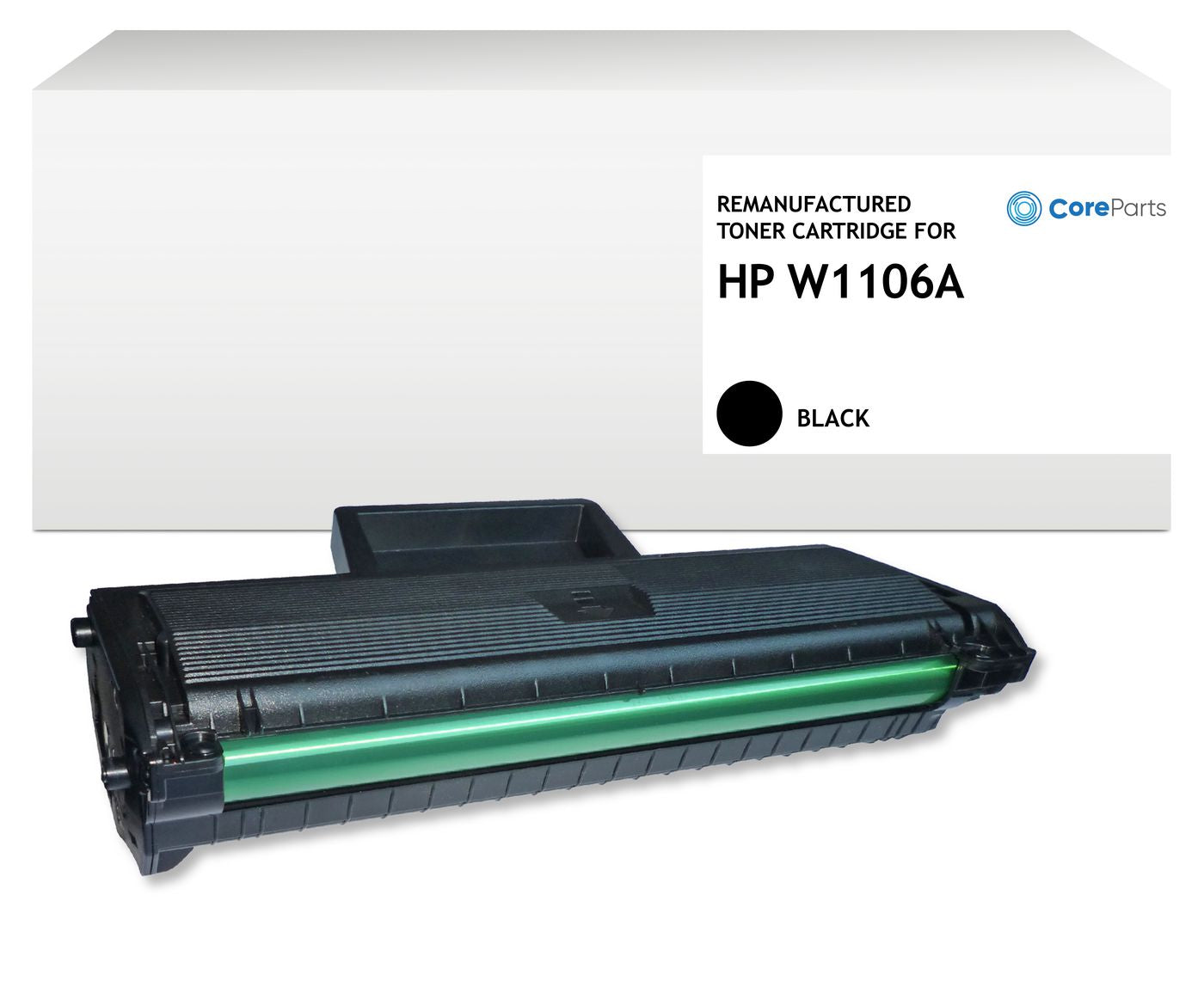 CoreParts QI-W1106A+100 Schwarzer Toner – Kompatibel – für HP