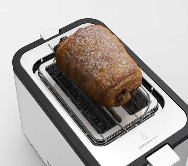Krups Toaster Control Line – 2 Scheiben, 6 Bräunungsstufen, 850 W – Edelstahl
