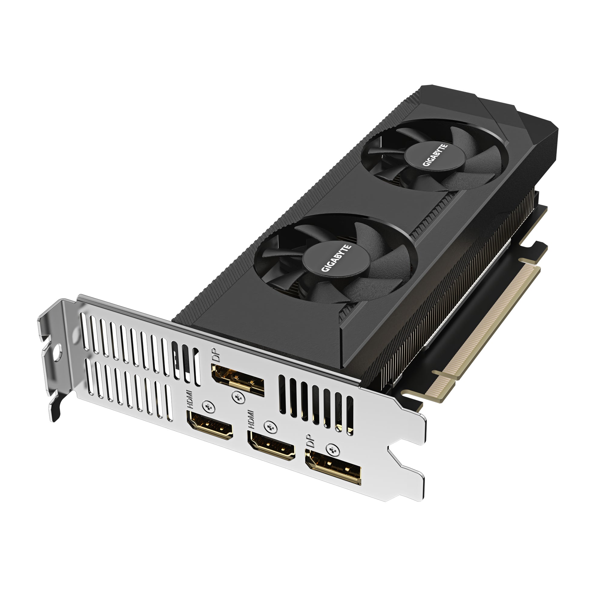 GIGABYTE GeForce RTX 3050 OC Low Profile 6G – PCIe Grafikkarte – 2×DP, 2×HDMI, PCIe 4.0
