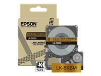 Epson Schriftband – 18 mm × 9 m, gold, schwarz, Metallic – LK-5KBM