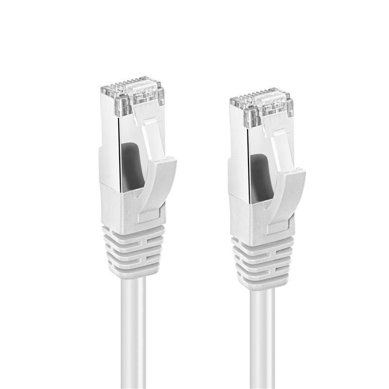 Microconnect Patchkabel – Cat6a S/FTP, 10 m, Weiss, LSZH, RJ-45