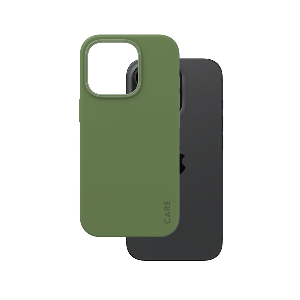 PanzerGlass CARE Backcover – für Apple iPhone 16 Pro, MagSafe, Recycling-Kunststoff, grün