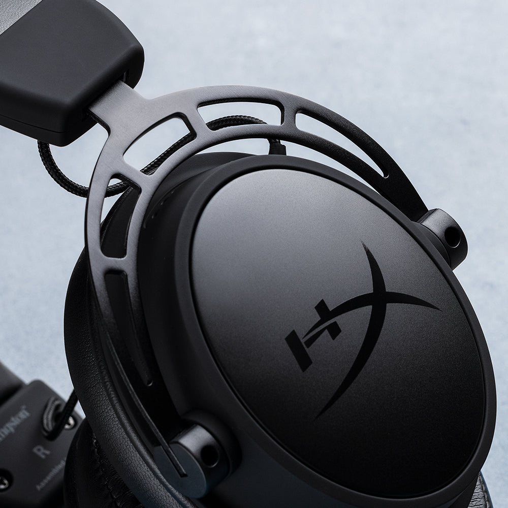 HyperX Cloud Alpha – Over-Ear Gaming-Headset – Kabellos, USB-A, Surround-Sound – Schwarz/Rot – bis 300 h