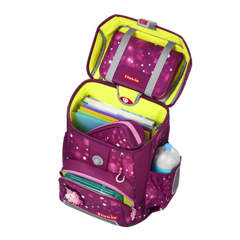 Step by Step Schulrucksack-Set Cloud – 5-teilig – Sweet Unicorn Nuala – Recycelte Materialien