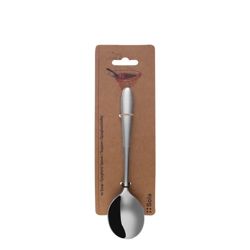 Sola Spaghettilöffel 16,8 cm, Edelstahl 18/10, 4 Stk.