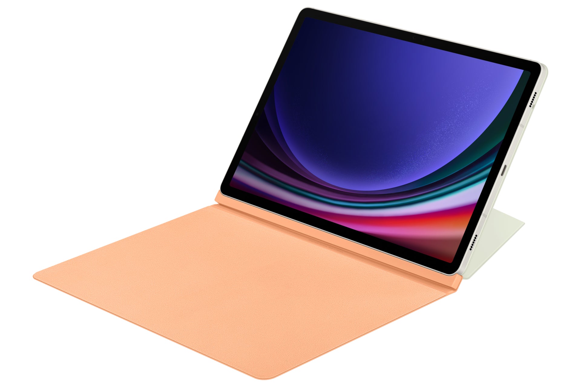 Samsung Book Cover EF-BX710 Notebook-Schutzhülle – für Galaxy Tab S9, S9 FE (11"), Kunststoff, Orange