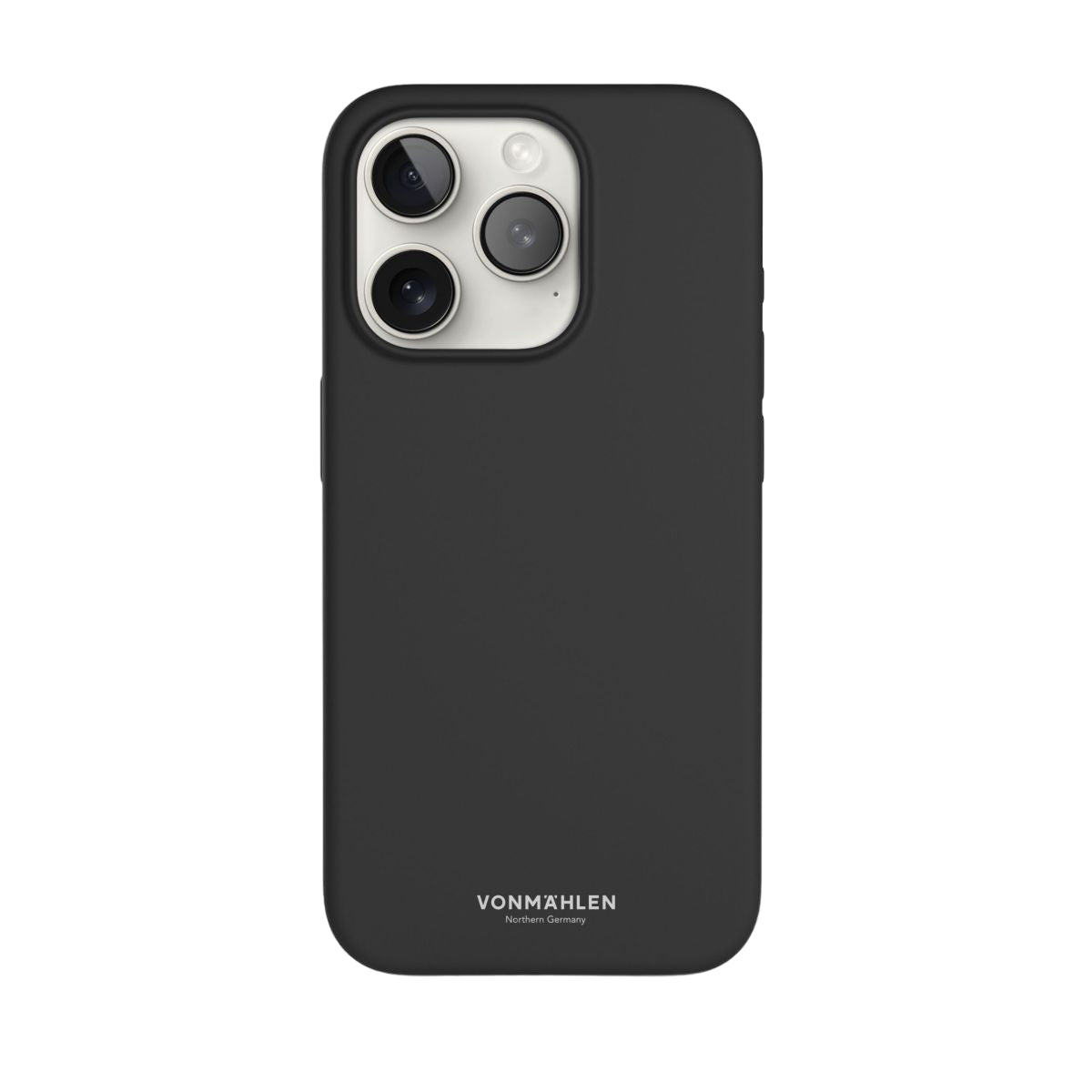 Vonmählen Backcover – für Apple iPhone 15 Pro Max, MagSafe, Silikon, Schwarz