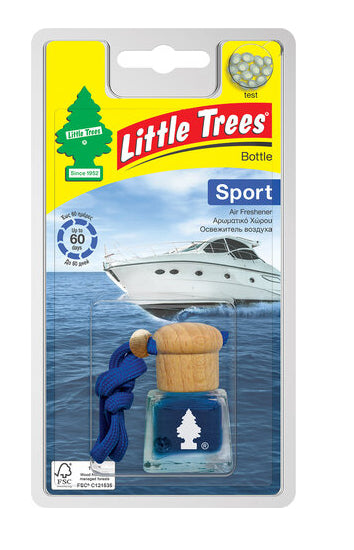 Wunder-Baum Sport – Auto-Lufterfrischer Duftflasche, 60 Tage