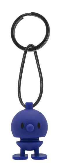Hoptimist Schlüsselanhänger Bumble – Silikon, Dunkelblau, 15 × 30 mm